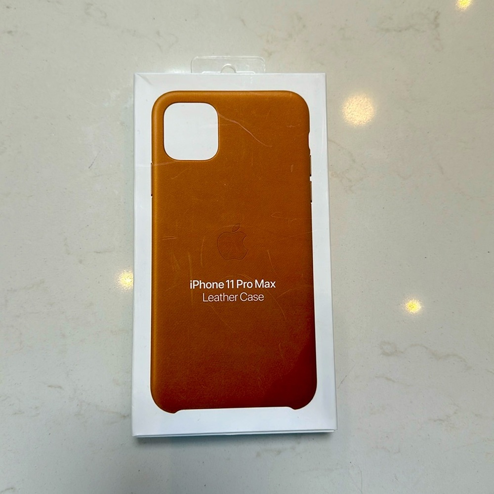 Apple iPhone Leather Phone Case 11ProMax - Brand new in box